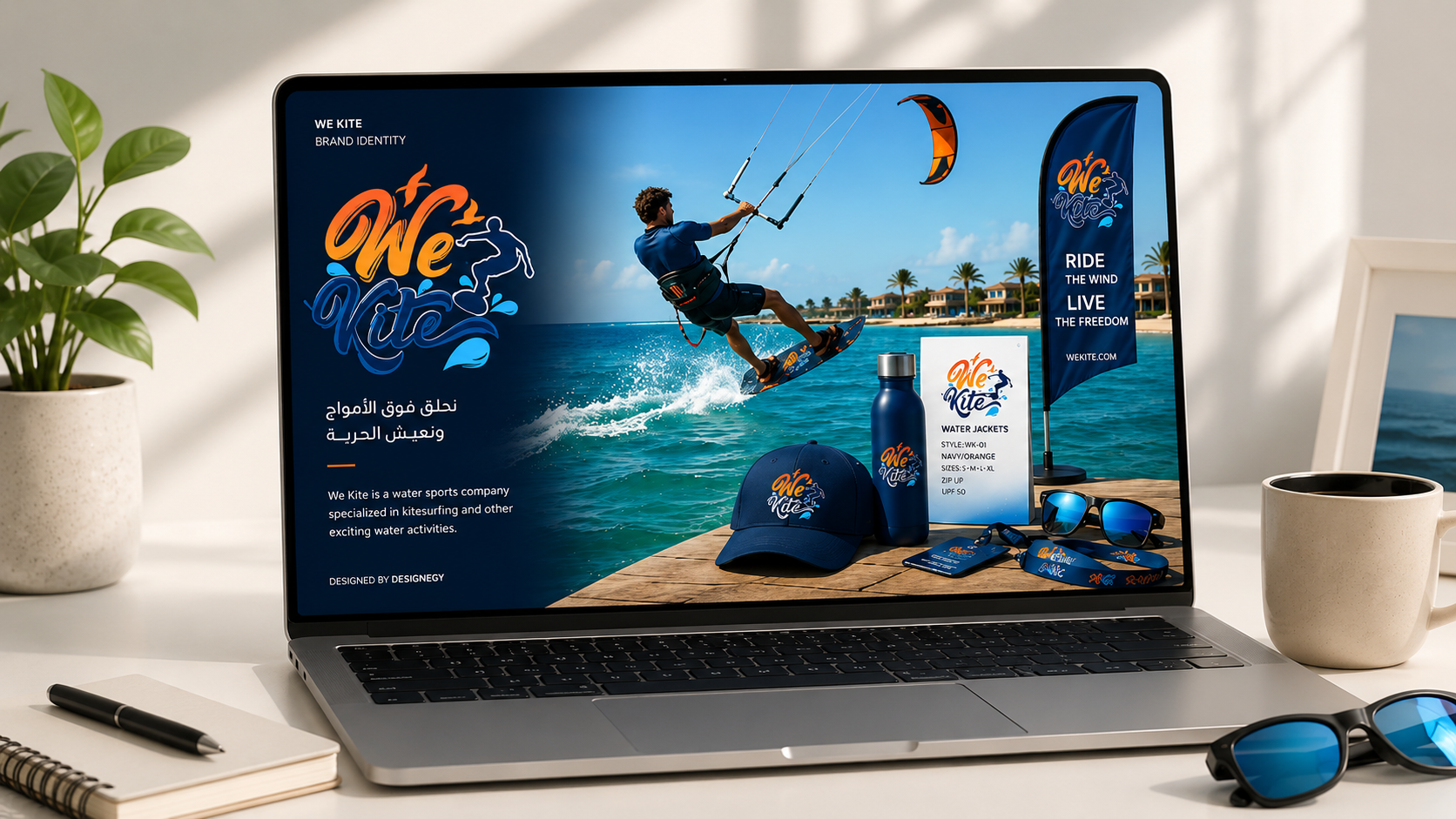 We Kite website design