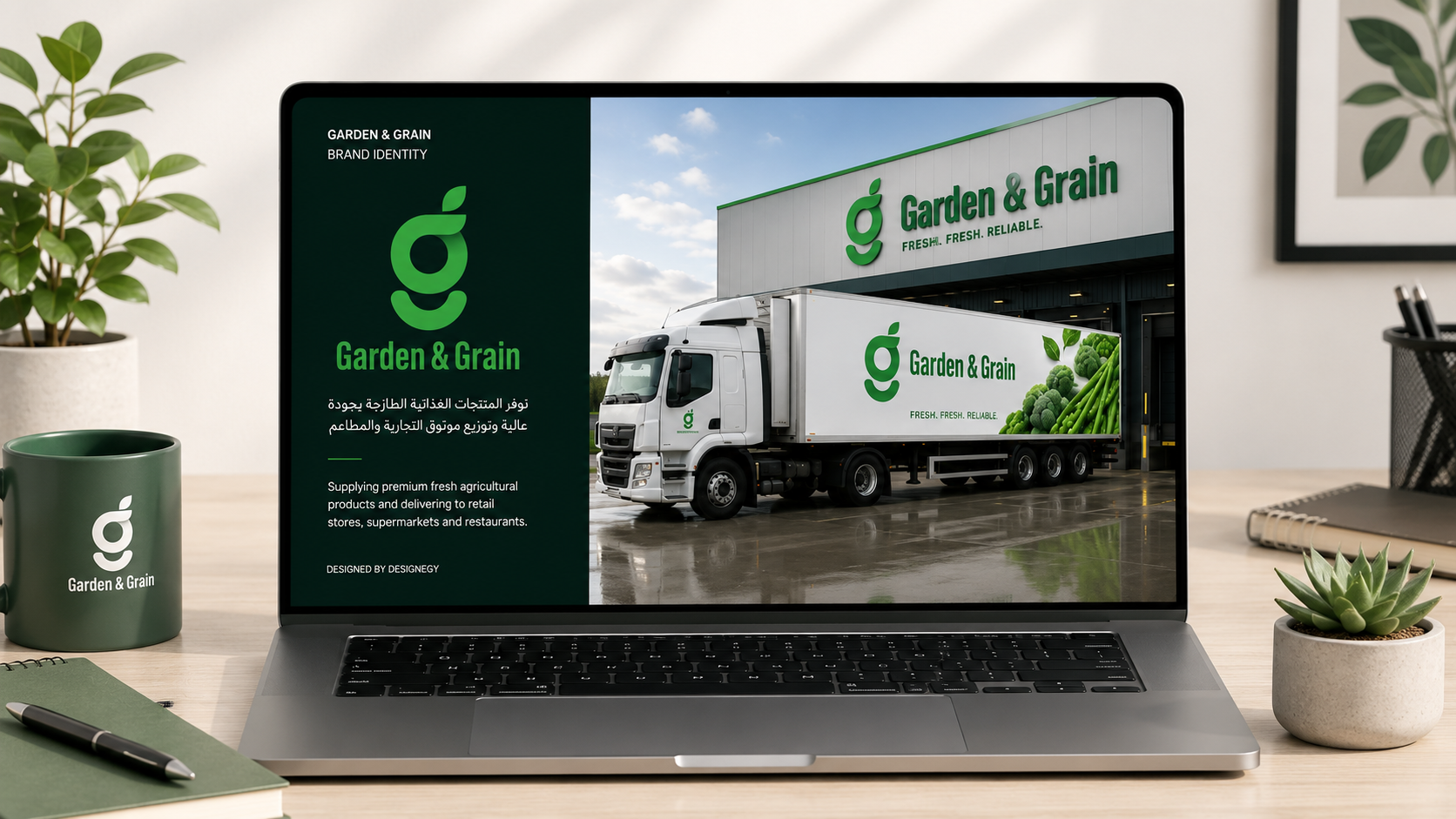 Garden & Grain website design