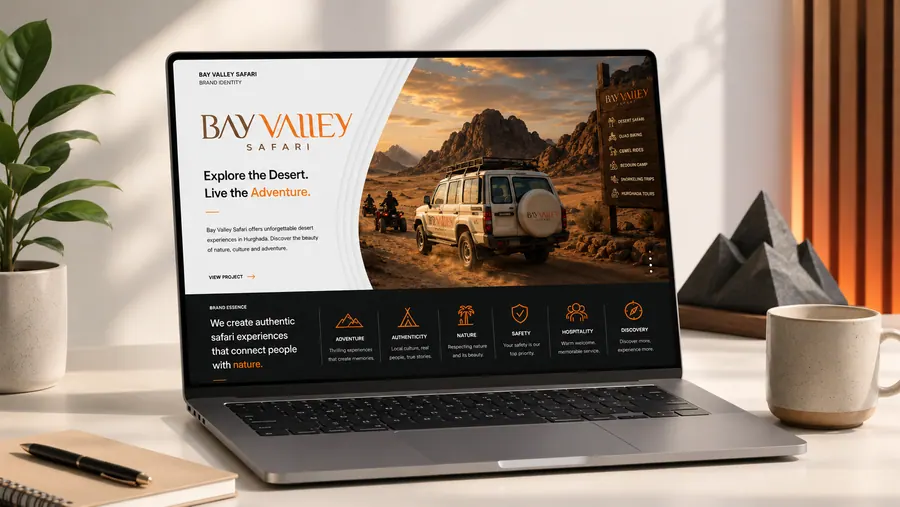 Bay Valley Safari website design