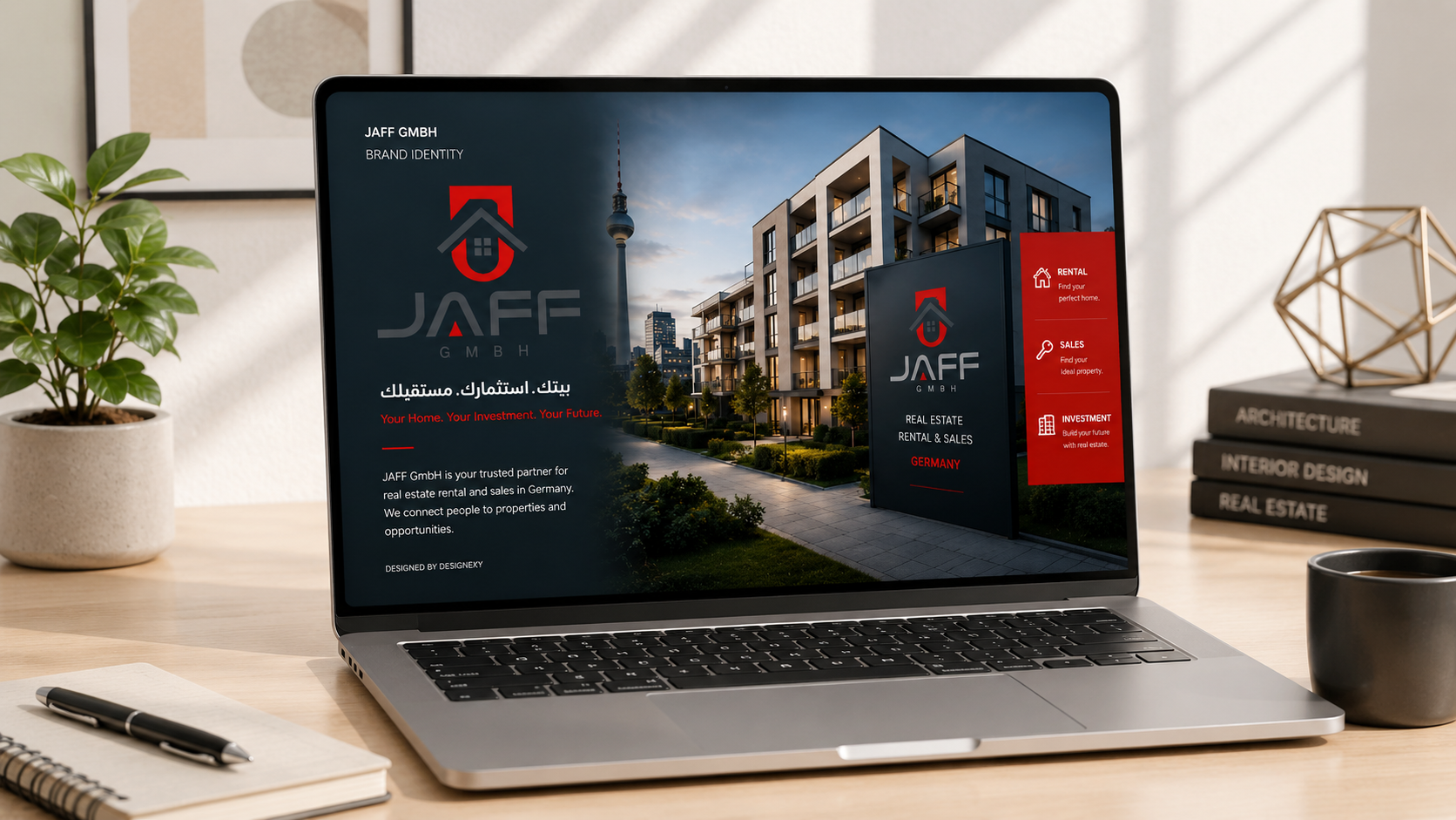 JAFF GmbH website design